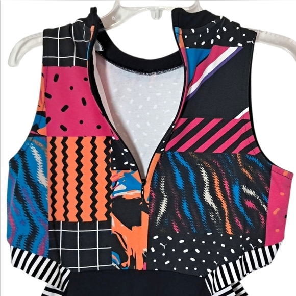 Puma Classics Clash All Over Print Cutout Dress Size L - Picture 12 of 16